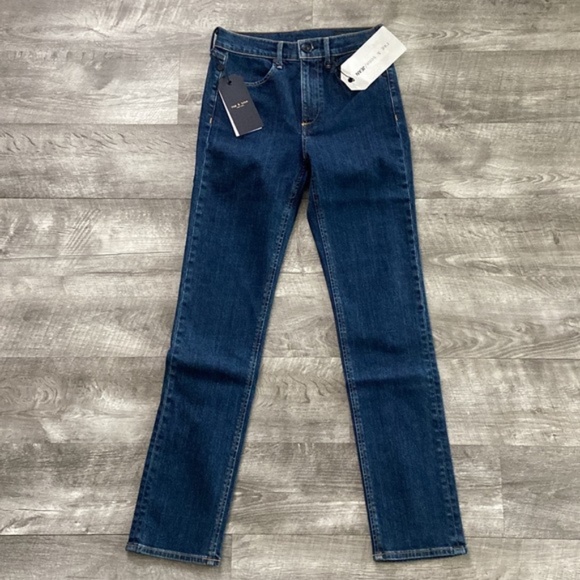 Rag & Bone Cigarette Jeans in Dark Paz - Picture 8 of 8